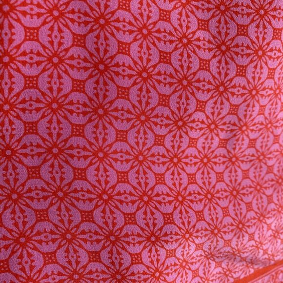 JOIE Women's Silk Pink Sleeveless Gemoetric Blouse Spring Top Feminine Tunic - Picture 7 of 8